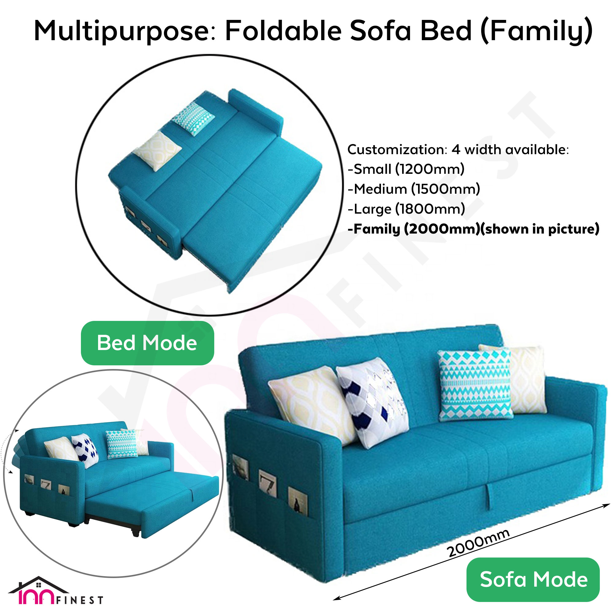 sofa bed murphy bed colourful durable multipurpose foldable