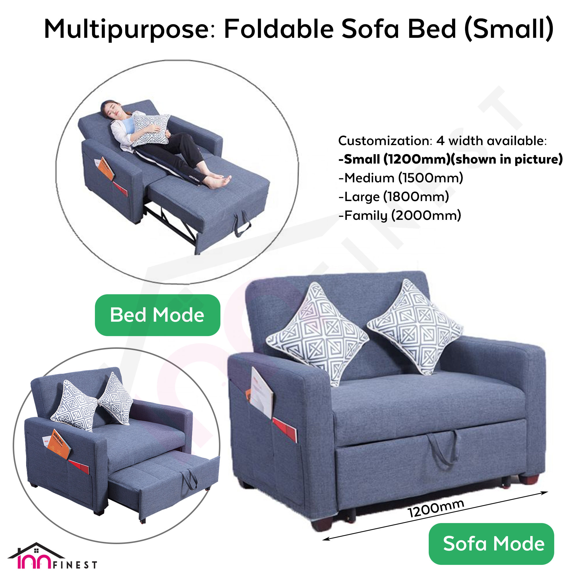 sofa bed murphy bed colourful durable multipurpose foldable