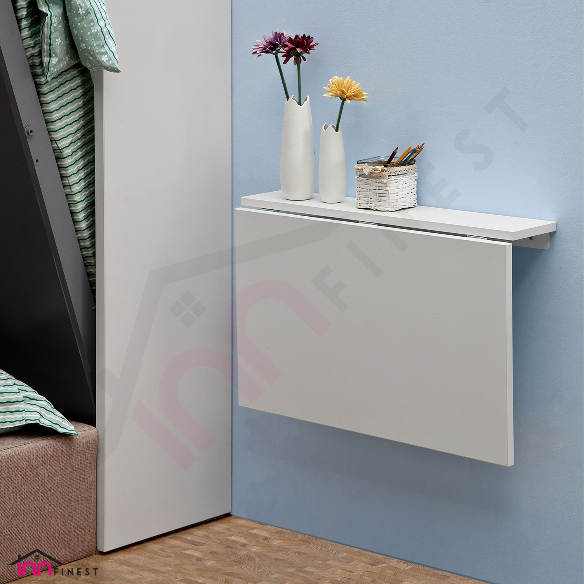 70cm foldable wall table space saving durable